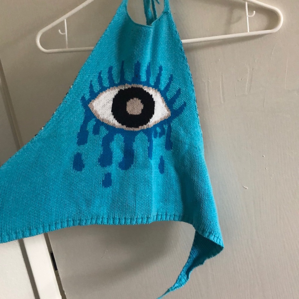 Baby Blue Eye crop top